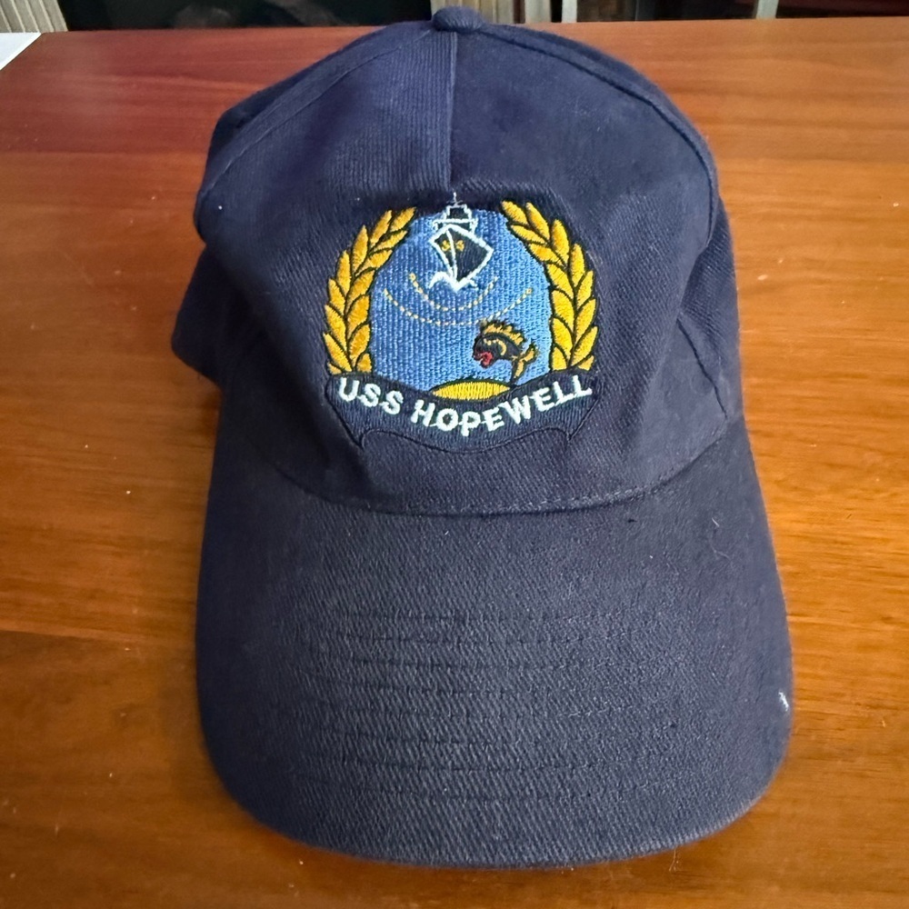 USS Hopewell Navy Blue Cap